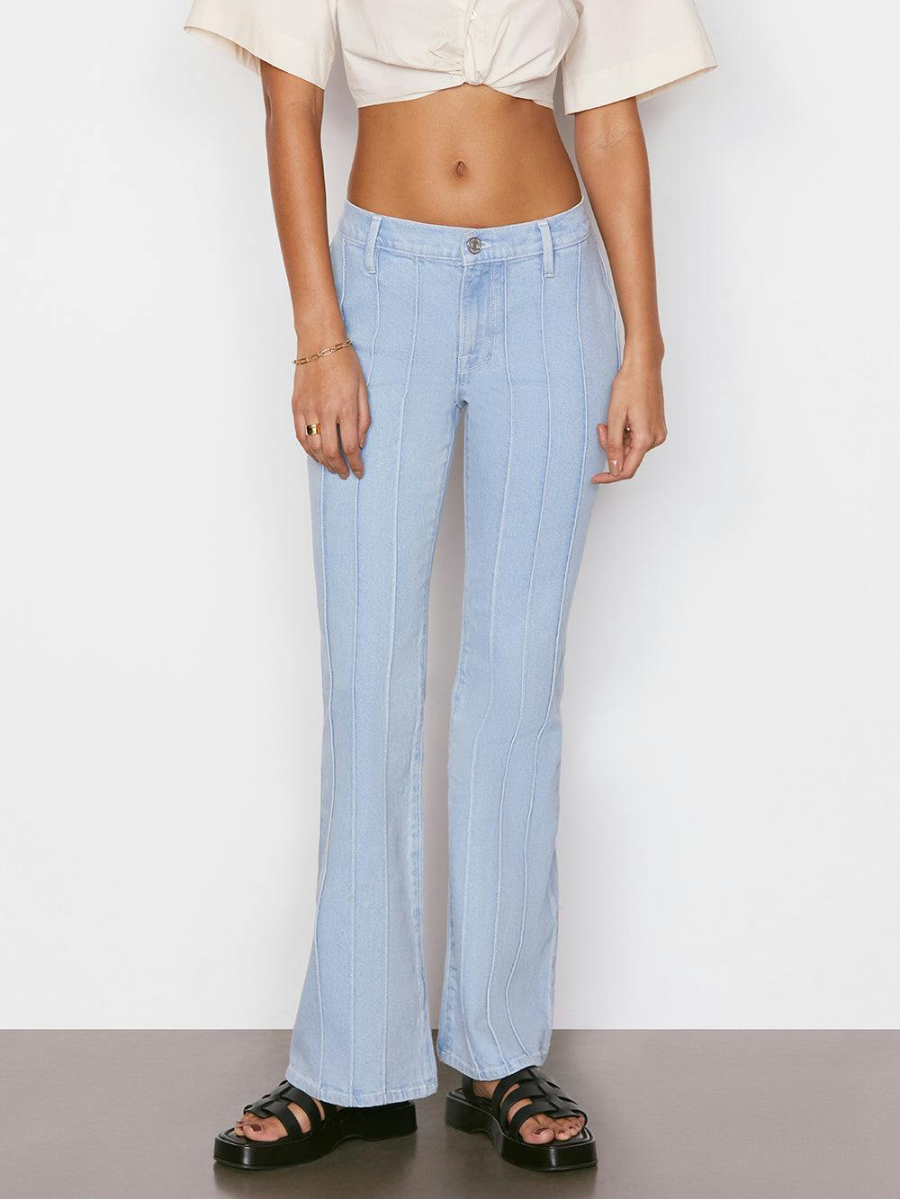 jeans front view